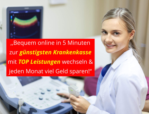 Günstigste Krankenkasse mit TOP Leistungen